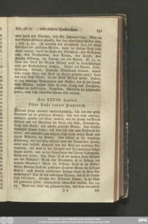 Das XXXVII. Capitel. Ohne Buße lauter Finsterniß.