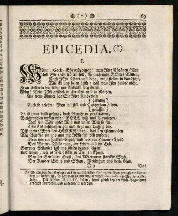 69-84, Epicedia.