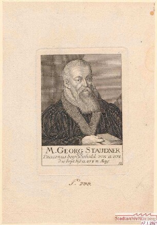 M. Georg Staudner, Diakon bei St. Sebald