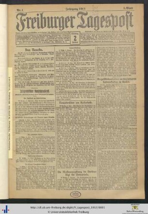 Nr. 1-25 (Januar 1912)
