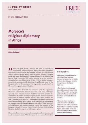 Morocco’s religious diplomacy in Africa