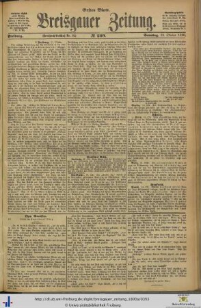 12.10.1890 (Erstes Blatt)