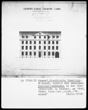 Kassel & Geheimes Kanzlei-Gebäude & Königsstraße
