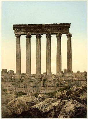 Balbek. Temple du Soleil. [Baalbek, Sonnentempel]