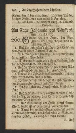 Am Tage Johannis des Täuffers
