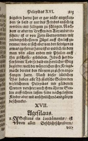 XVII. Agesilaus.