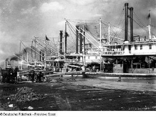 Louisiana, New Orleans, Handel, Warenverkehr, Baumwollverschiffung, Aufnahme, Southern Pacific Railway, San Francisco