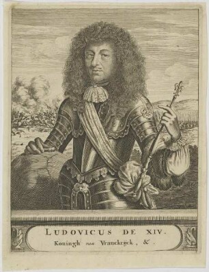 Bildnis Ludovicus de XIV., Konigh van Vranckrijck