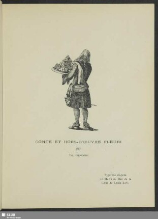 Conte et hors-d'œuvre fleuri