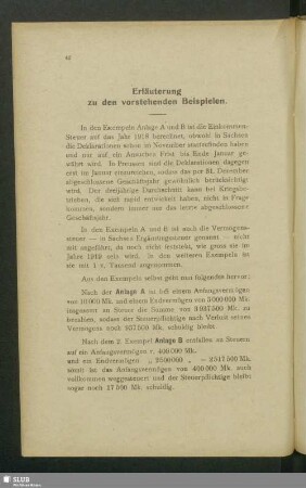 Erläuterung zu den vorstehenden Beispielen