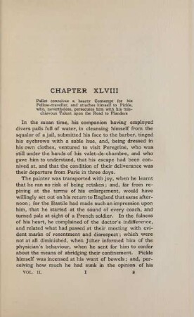 Chapter XLVIII. Pallet conceives a hearty contempt for his fellow-traveller, and attaches himself to Pickle, ...