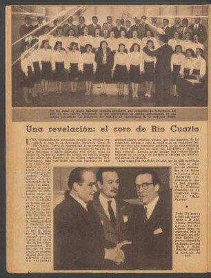 Una revelación: el coro de Río Cuarto