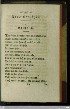 Neue versöhnt