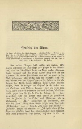 Jenseits der Alpen