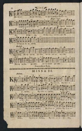 10-20, Missa III. - Missa IV.