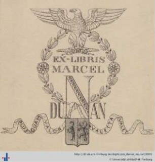 Exlibris (Aus: UB Freiburg, NB 1/15)