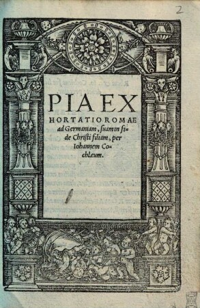 Pia exhortatio Romae ad Germaniam, suam in fide Christi filiam