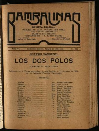 Los dos polos : pochade en tres actos