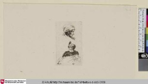 Kopf- und Brustbildstudie eines Mannes mit Turban