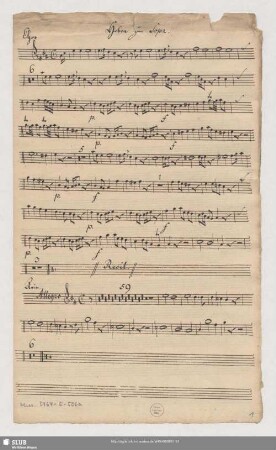 Stimmensatz [Schreiber: Hochmuth, J. G.]