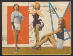 Ruth Roman, Virginia Mayo, Peggy Dow - [Ilustración] : Pebetas de PBT