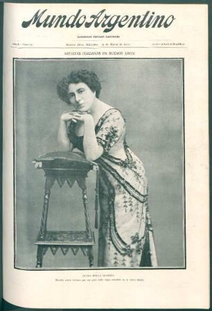 Artistas italianas en Buenos Aires [Fotografía] : Clara della Guardia