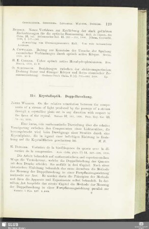 15c. Krystalloptik. Doppelbrechung