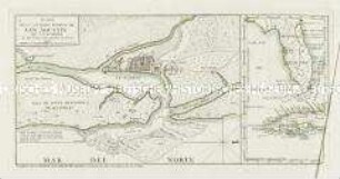 Plano de la Ciudad y Puerto de San Agustin. Mit einer Nebenkarte: (Florida, Kuba)