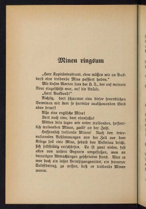 64-74, Minen ringsum - Gerammt