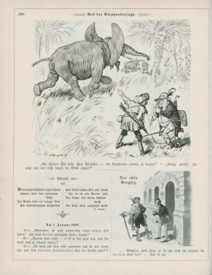 "Auf der Elephantenjagd" "Der echte Bergfex"
