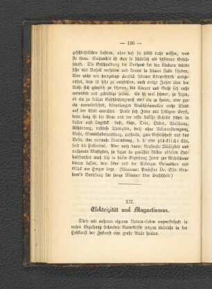 XII. Elektrizität und Magnetismus.