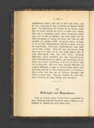 XII. Elektrizität und Magnetismus.