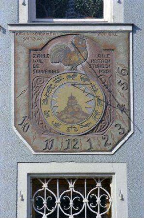 Weißenstadt: astronomische Sonnenuhr