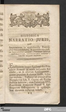 Historica Narratio Juris