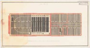 Königliches Schauspielhaus, Potsdam: Grundriss Hauptbalkenlage