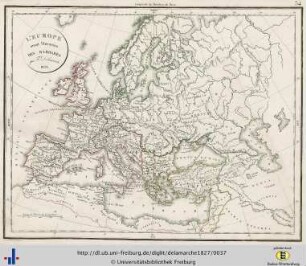 L'Europe avant l'Invasion des barbares. 1825.