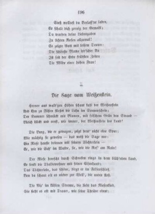 II. Die Sage vom Weißenstein.