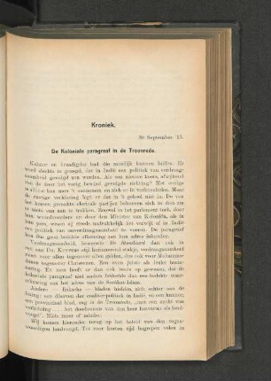 Kroniek