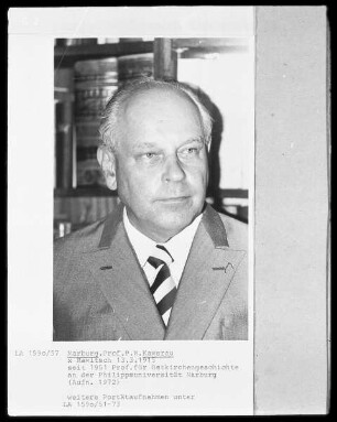 Peter Kawerau (1915-1988), seit 1961 Professor der Ostkirchengeschichte in Marburg