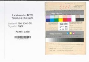 Entnazifizierung Ernst Karten, geb. 06.04.1903 (Drogist)
