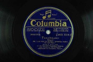 Tannhäuser: 3. Akt, Gebet der Elisabeth "Allmächt'ge Jungfrau hör' mein Flehen" / (Wagner)
