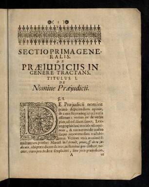 1-10, Titulus I - III