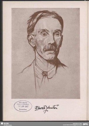 Porträt Edward Johnston