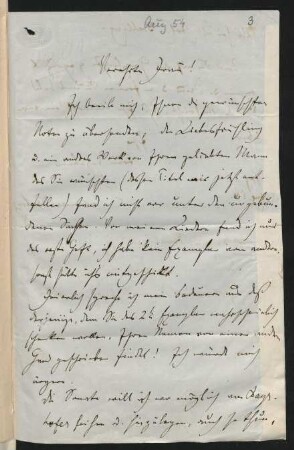Brief an Clara Schumann : August 1854