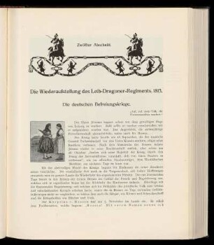 Zwölfter Abschnitt. Die Wiederaufstellung des Leib-Dragoner-Regiments. 1813.
