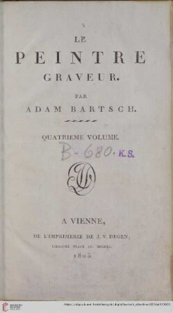 4. volume: Le peintre graveur