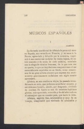 Músicos españoles