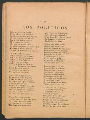 Los políticos