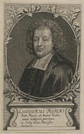 Bildnis des Ludovicus Moreri