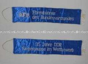 Fahnenschleife des Demokratischen Frauenbundes Deutschlands